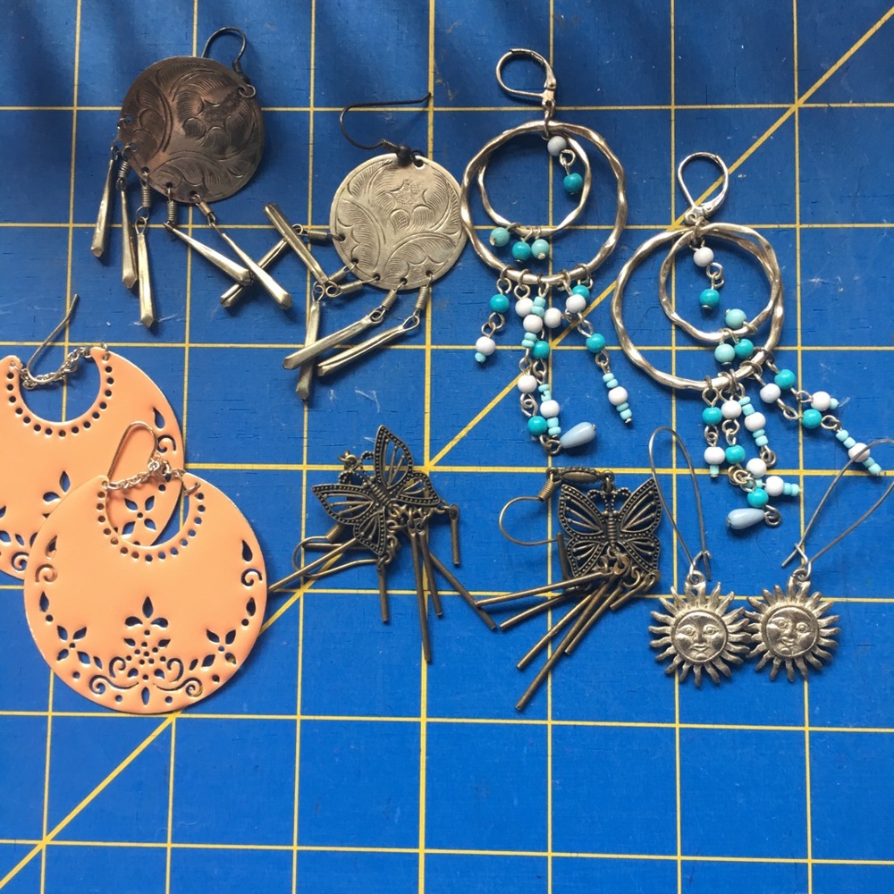 Boho Festival Earrings 5 Pair